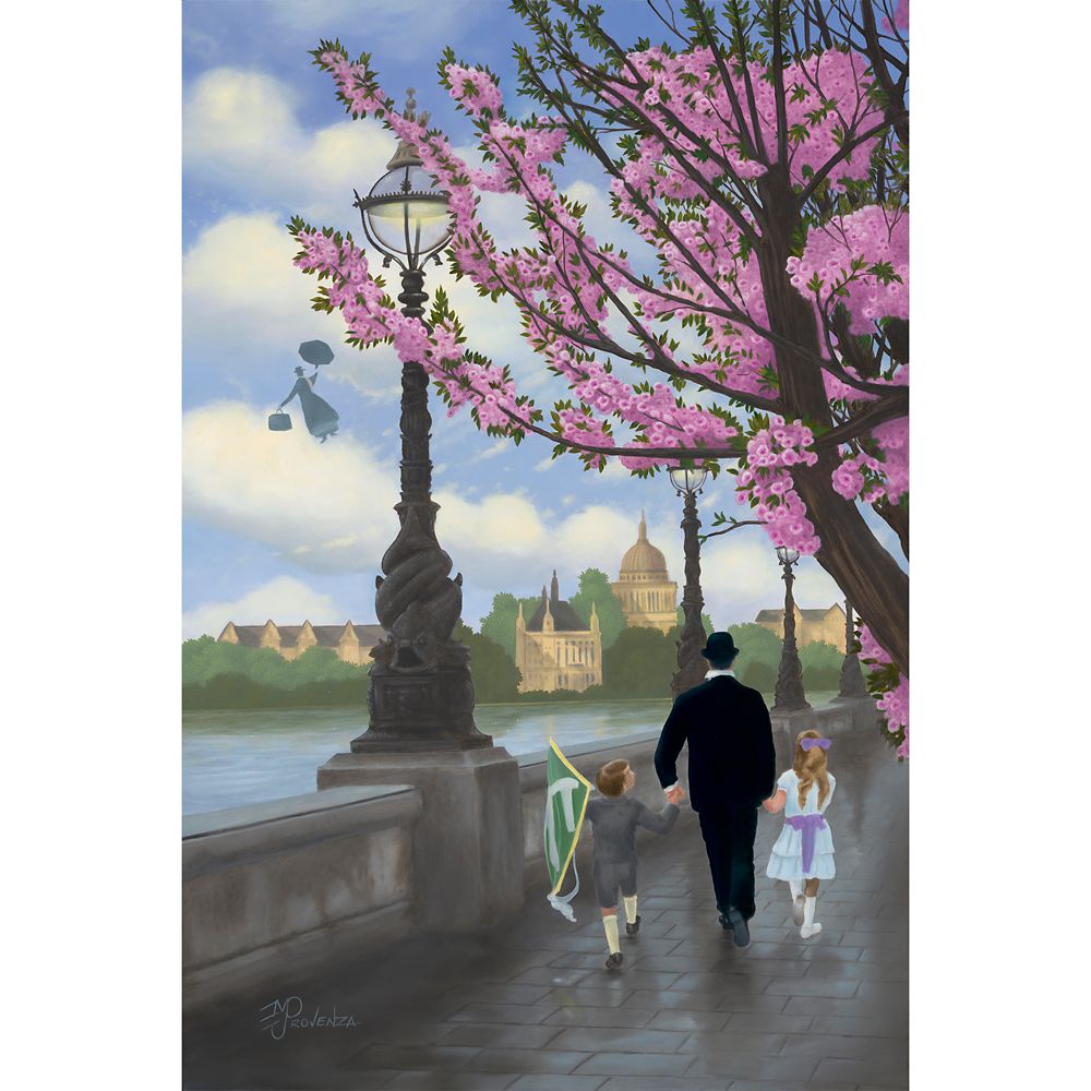 Mary Poppins The Magic of Family Gallery Wrapped Canvas by Michael Provenza  Limited Edition Official shopDisney