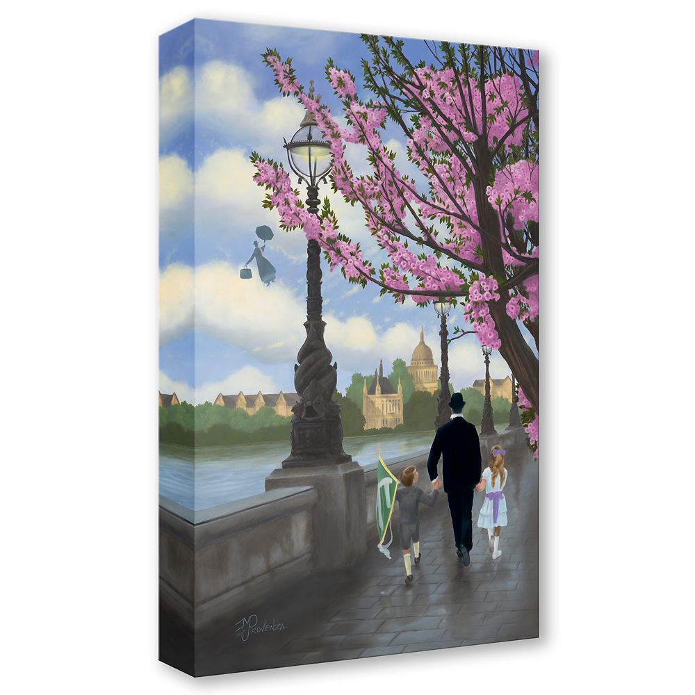Mary Poppins ''The Magic of Family'' Gallery Wrapped Canvas by Michael Provenza &ndash; Limited Edition