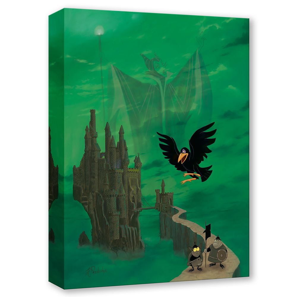 Maleficent ''Heart of Darkness'' Gallery Wrapped Canvas by Michael Provenza &ndash; Sleeping Beauty &ndash; Limited Edition
