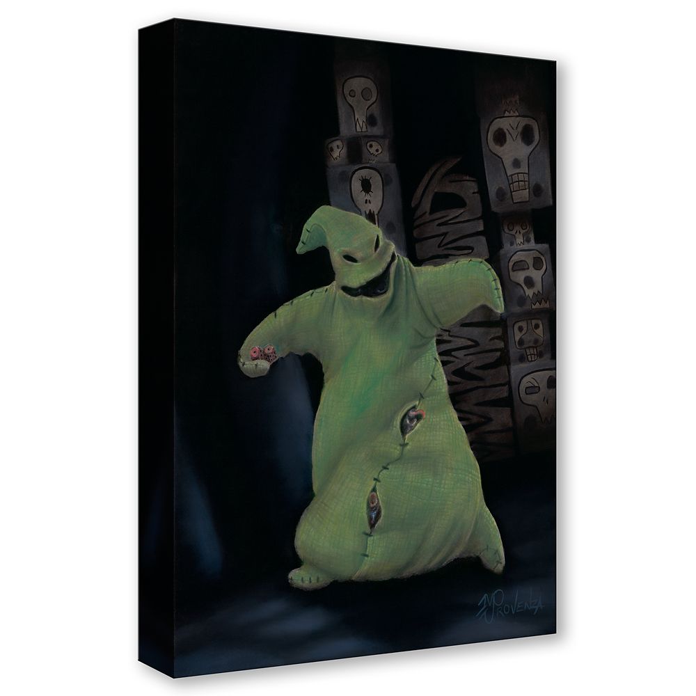 Oogie Boogie ''Snake Eyes'' Gallery Wrapped Canvas by Michael Provenza &ndash; The Nightmare Before Christmas &ndash; Limited Edition