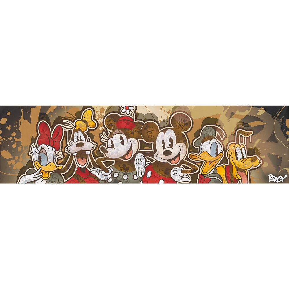 Mickey Mouse and Friends ''Time for Friends'' Gallery Wrapped Canvas by ARCY Limited Edition Official shopDisney