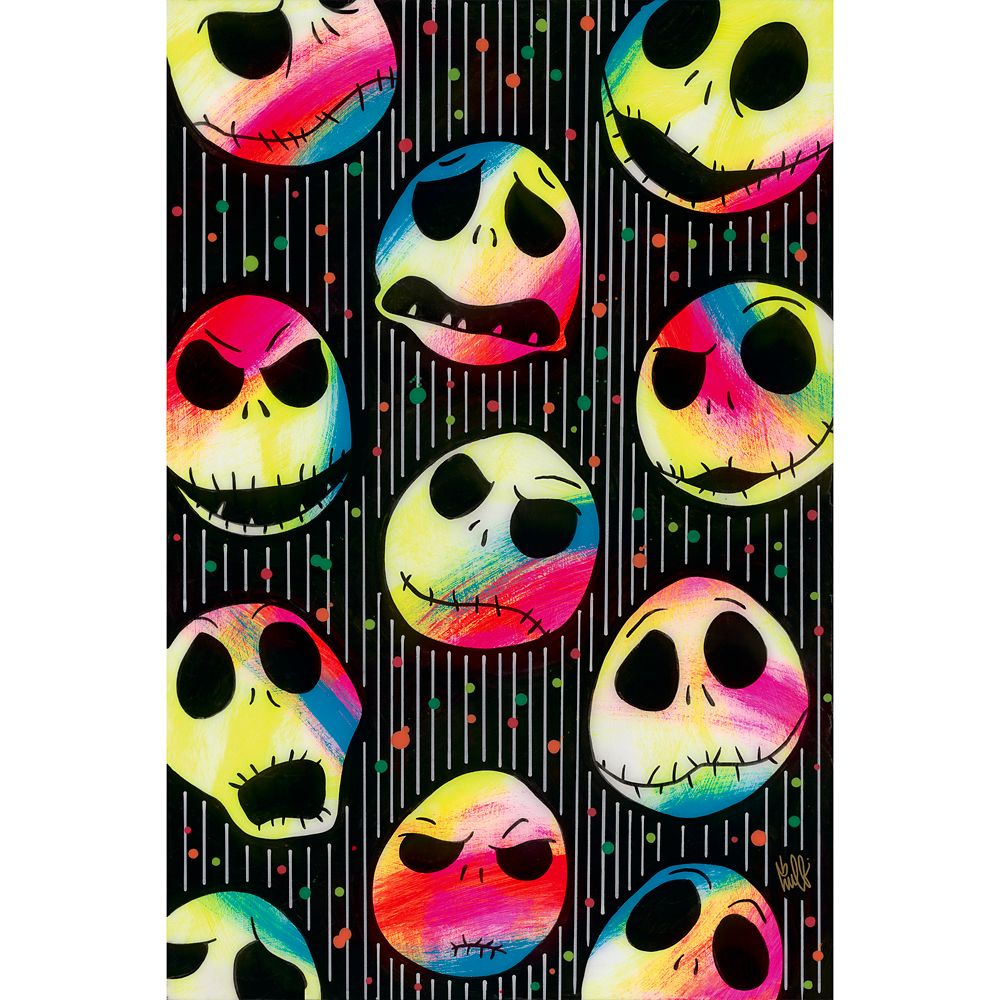 The Nightmare Before Christmas ''Jack Skellington'' Gallery Wrapped Canvas by Beau Hufford Limited Edition Official shopDisney