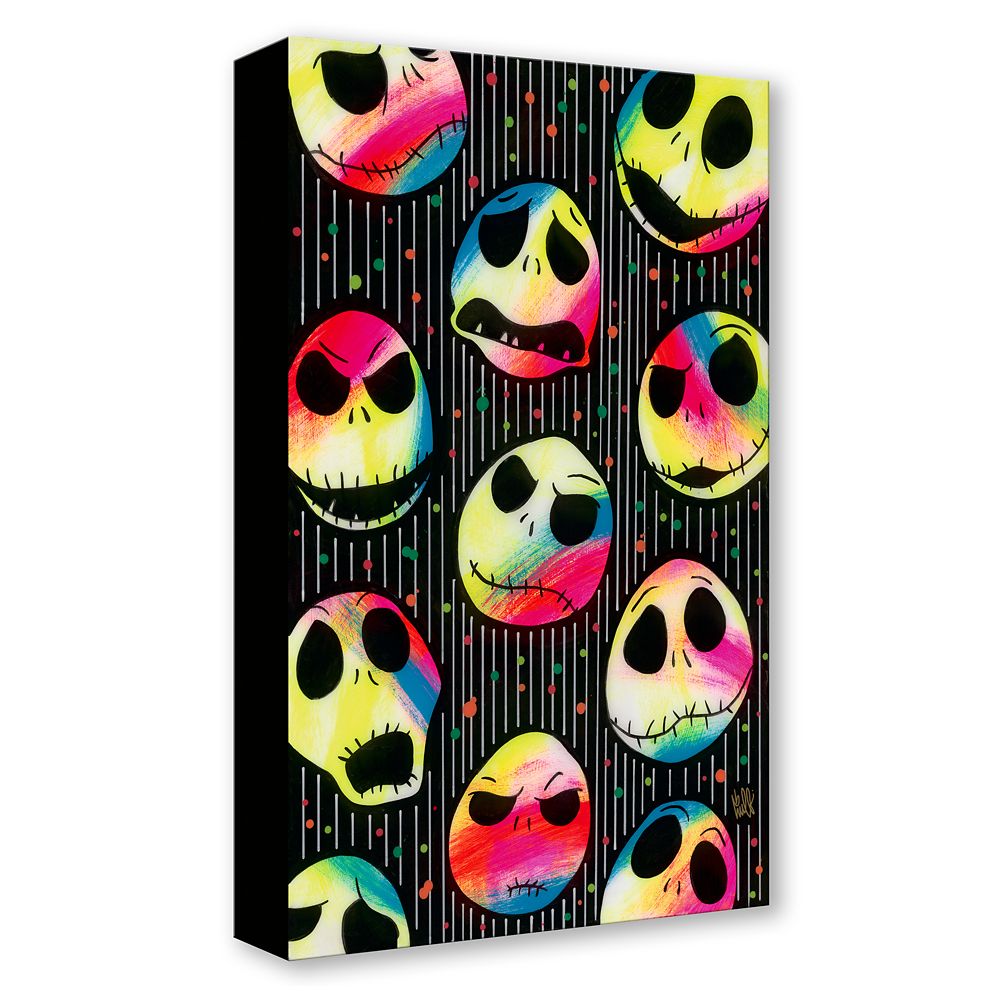 The Nightmare Before Christmas ''Jack Skellington'' Gallery Wrapped Canvas by Beau Hufford &ndash; Limited Edition