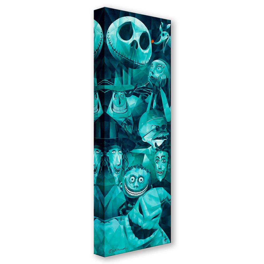 The Nightmare Before Christmas ''Faces of Halloween Town'' Gallery Wrapped Canvas by Tom Matousek &ndash; Limited Edition