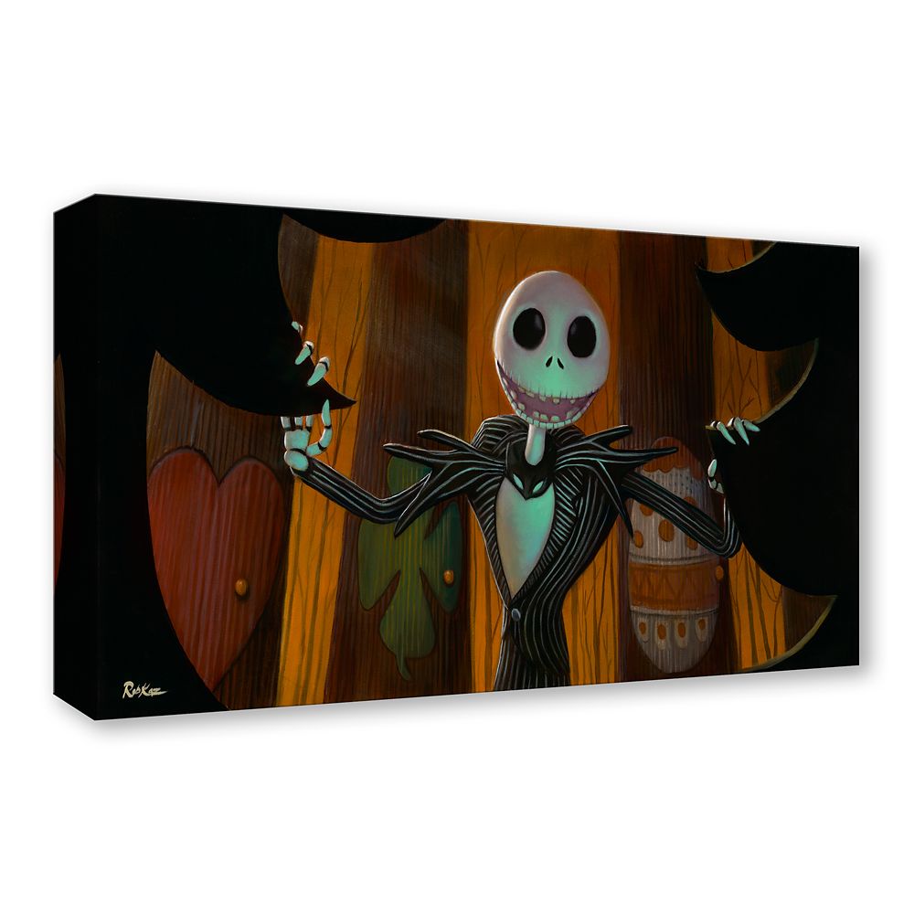 Jack Skellington ''What's This?'' Gallery Wrapped Canvas by Rob Kaz &ndash; The Nightmare Before Christmas &ndash; Limited Edition