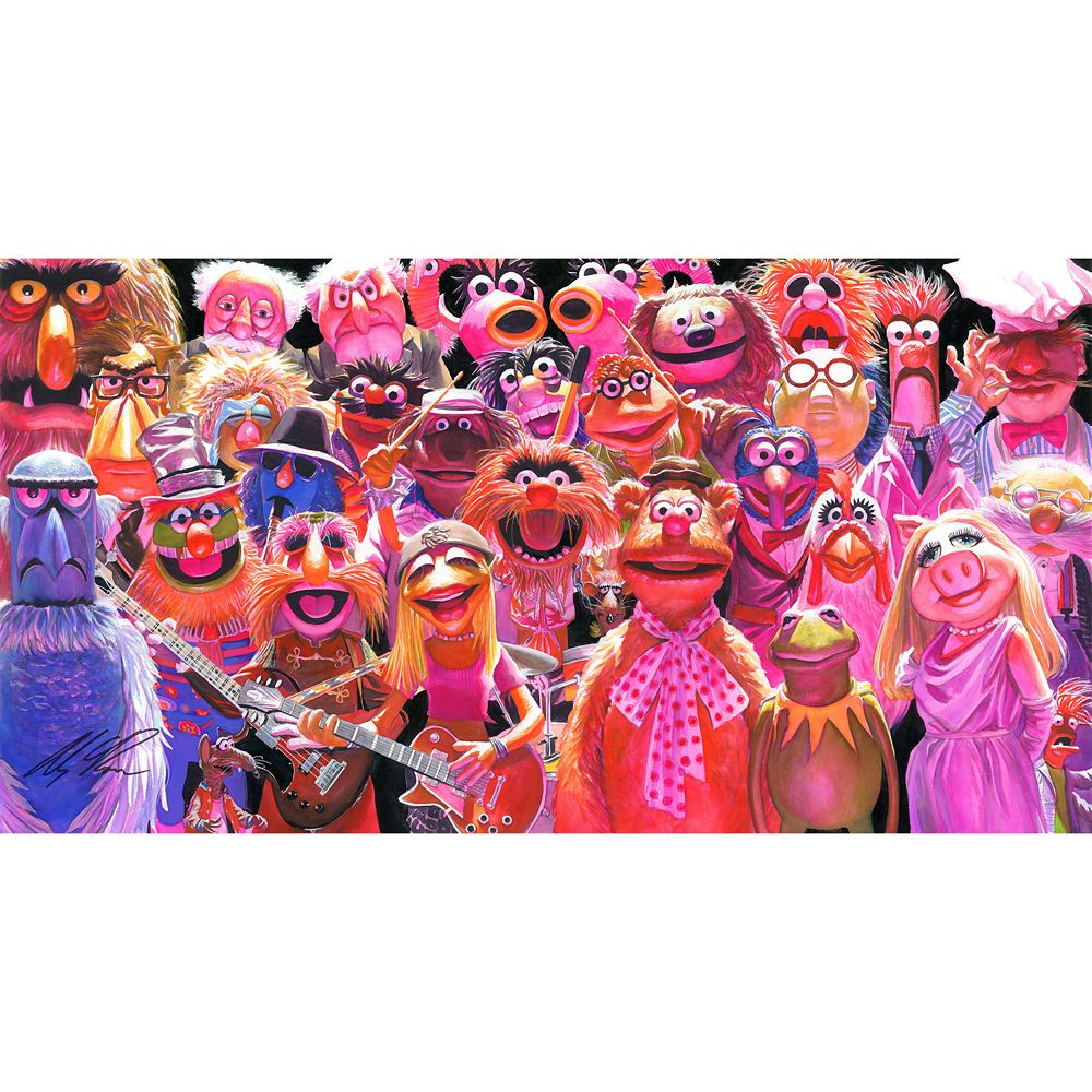 The Muppets ''The Muppet Show'' Gallery Wrapped Canvas by Alex Ross Limited Edition Official shopDisney