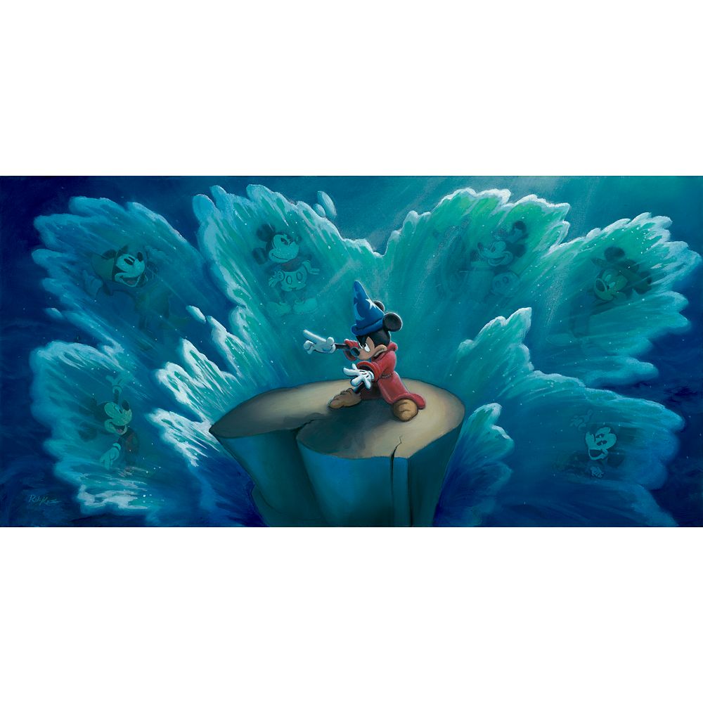 Mickey Mouse Tides of Time Gallery Wrapped Canvas by Rob Kaz  Limited Edition Official shopDisney