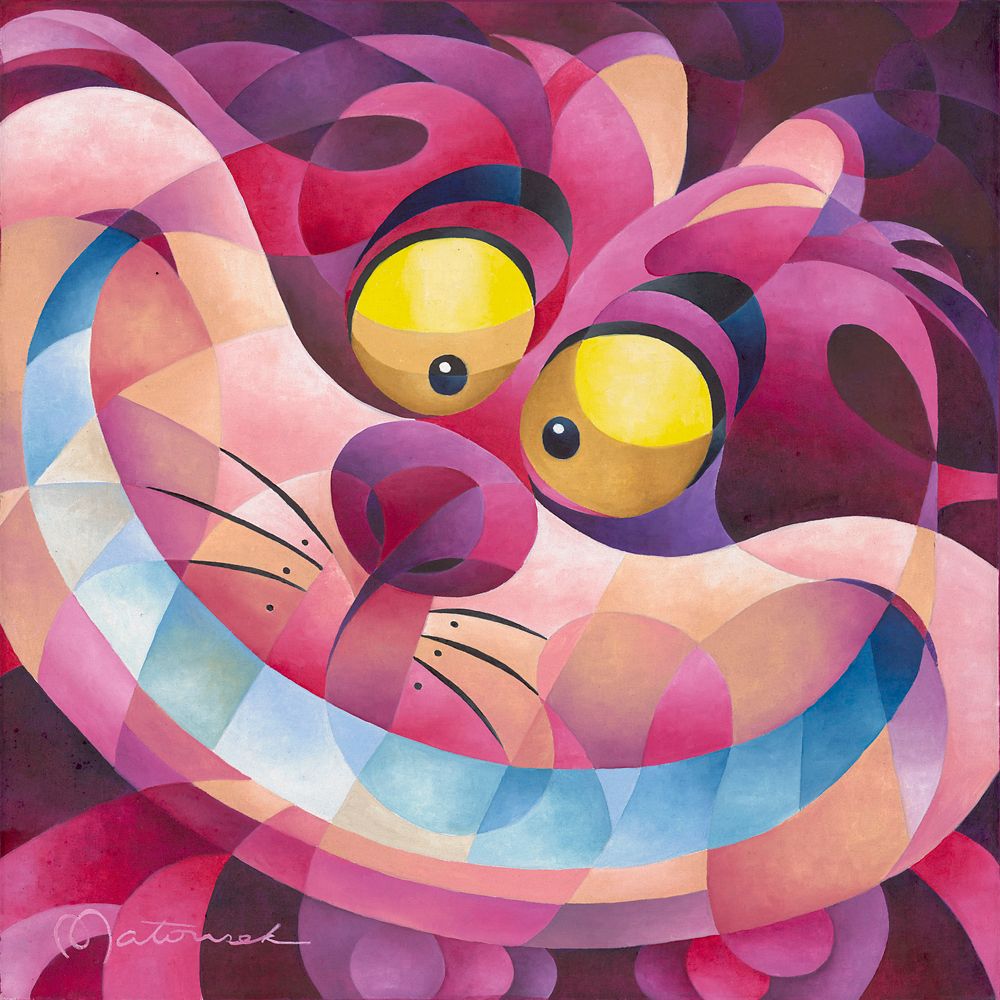 Cheshire Cat Cheshire Cat Grin Gallery Wrapped Canvas by Tom Matousek  Alice in Wonderland  Limited Edition Official shopDisney