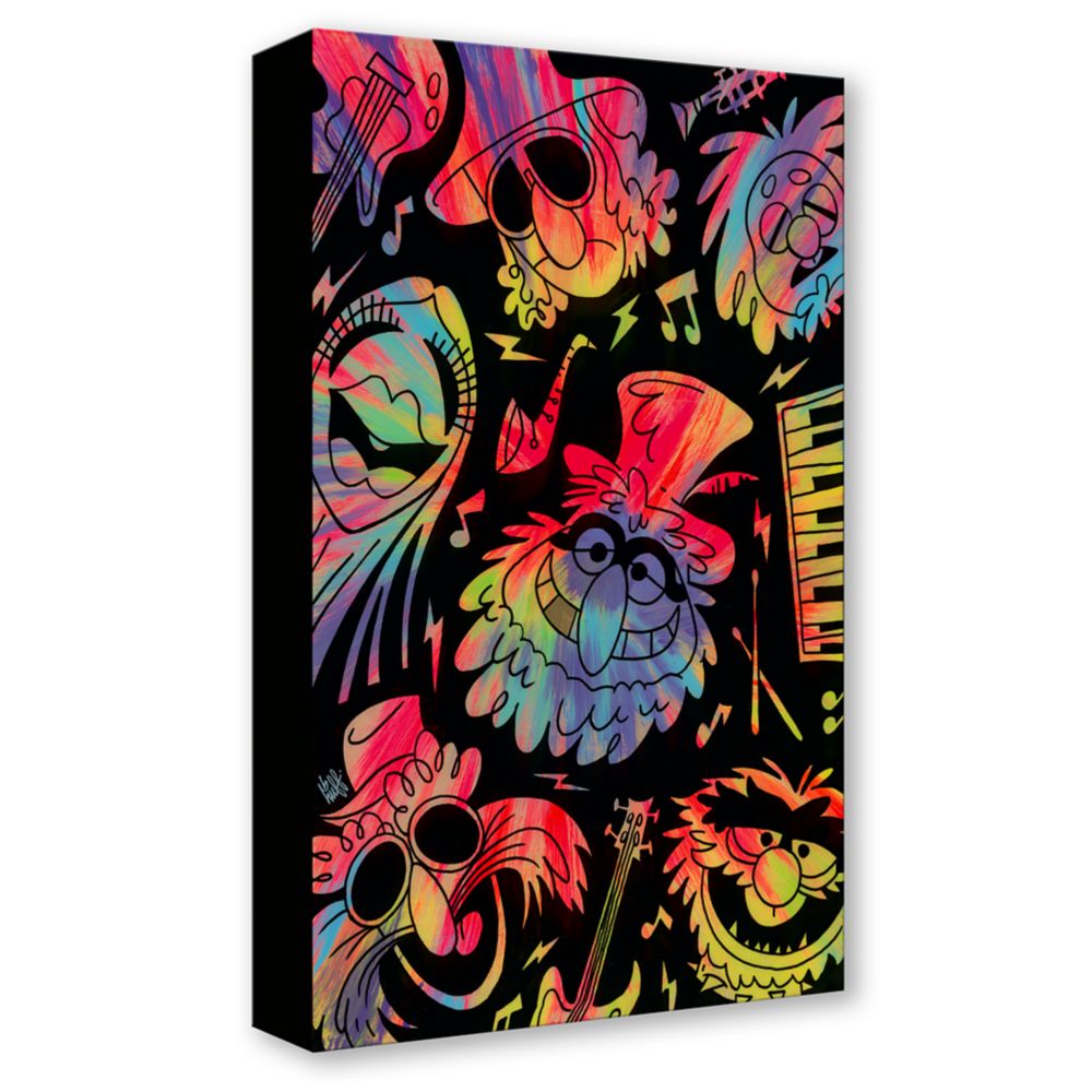 The Electric Mayhem ''Psychedelic Mayhem'' Gallery Wrapped Canvas by Beau Hufford &ndash; The Muppet Show &ndash; Limited Edition