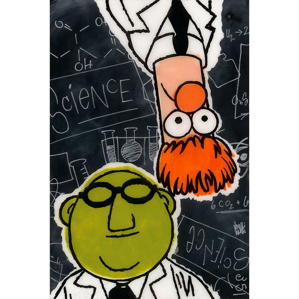 Beaker and Dr. Bunsen Honeydew Science All Around Gallery Wrapped Canvas by Beau Hufford  The Muppet Show  Limited Edition Official shopDisney