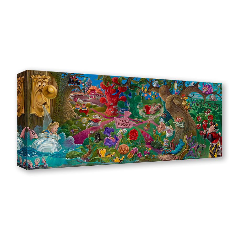 Alice in Wonderland ''Wonderland'' Gallery Wrapped Canvas by Jared Franco - Limited Edition