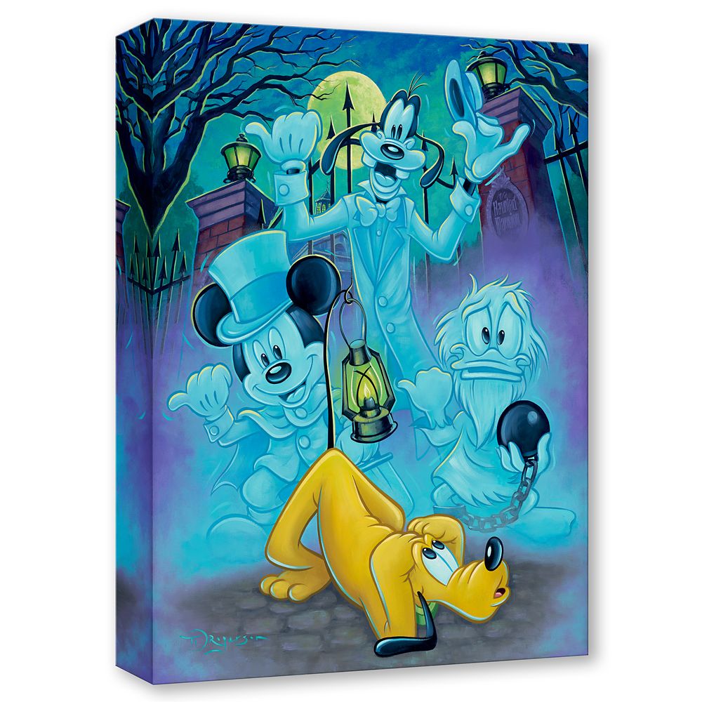 Mickey Mouse and Friends ''Hitchhiking Pals'' Gallery Wrapped Canvas by Tim Rogerson &ndash; Limited Edition