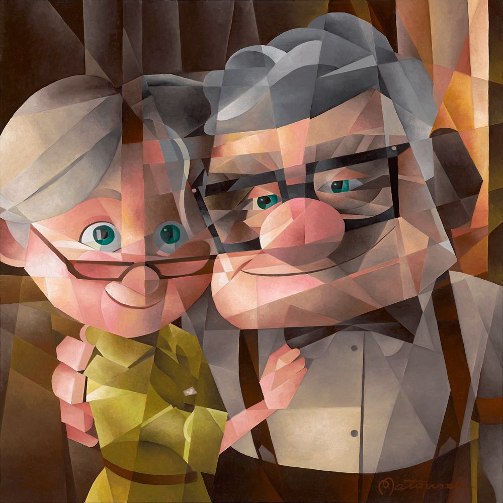 Up It Takes Two Gallery Wrapped Canvas by Tom Matousek Limited Edition Official shopDisney