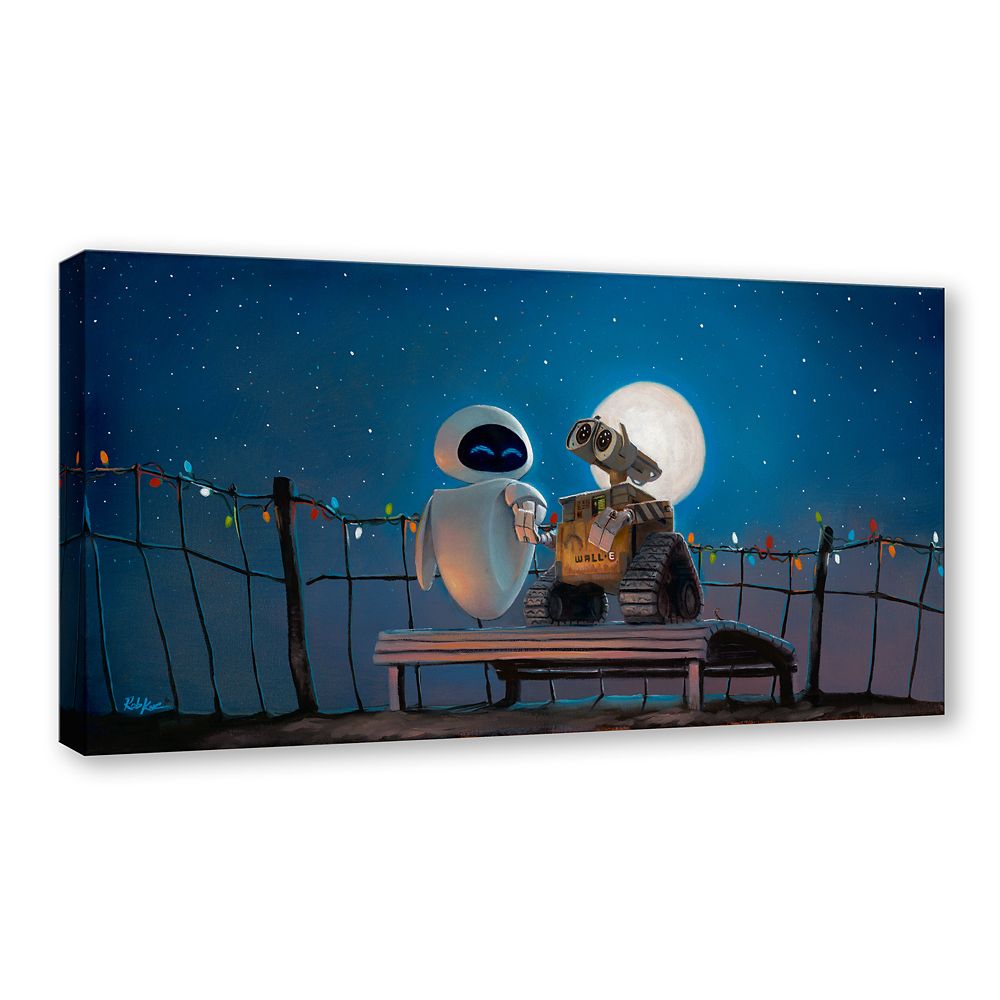 WALL•E ''It Only Takes a Moment'' Gallery Wrapped Canvas by Rob Kaz - Signed Limited Edition