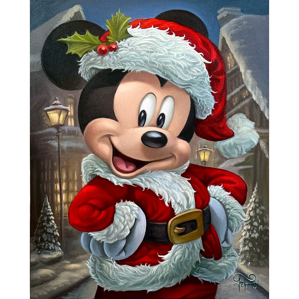 Mickey Mouse Merry Mickey Gallery Wrapped Canvas by Jared Franco  Signed Limited Edition Official shopDisney