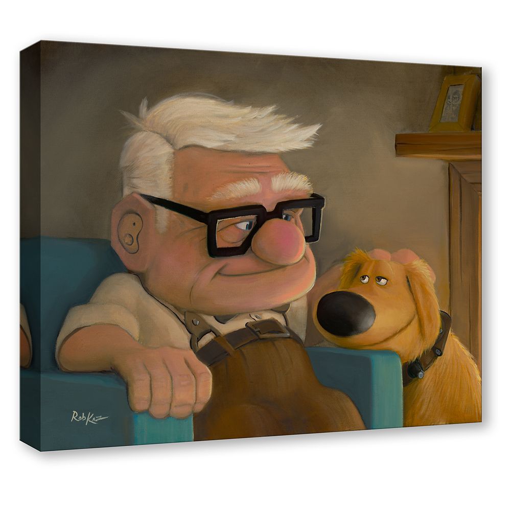 Up ''Good Boy Dug'' Gallery Wrapped Canvas by Rob Kaz &ndash; Limited Edition