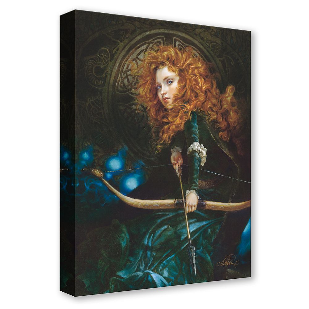 Merida ''Her Father's Daughter'' Gallery Wrapped Canvas by Heather Edwards &ndash; Brave &ndash; Limited Edition
