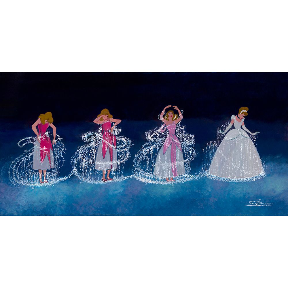 Cinderella ''Bibbidi-Bobbidi-Boo!'' Gallery Wrapped Canvas by Arienne Boley – Signed Limited Edition