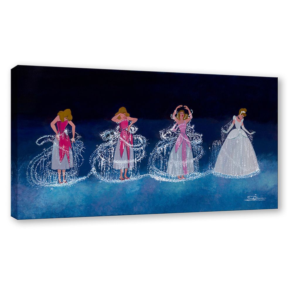 Cinderella ''Bibbidi-Bobbidi-Boo!'' Gallery Wrapped Canvas by Arienne Boley &ndash; Signed Limited Edition
