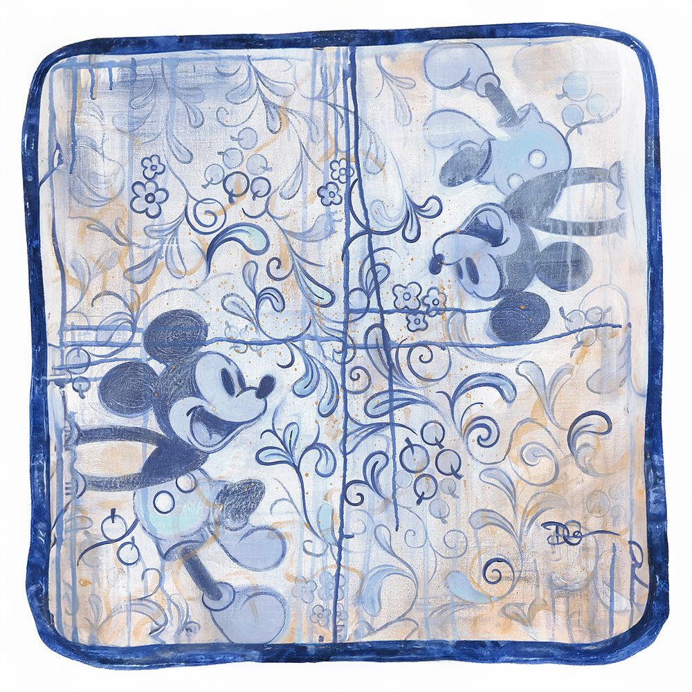 Mickey Mouse ''CeraMic Mouse'' Gallery Wrapped Canvas by Dom Corona &ndash; Limited Edition