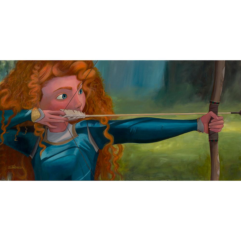 Merida ''Fate Within Us'' Gallery Wrapped Canvas by Arienne Boley – Brave – Signed Limited Edition