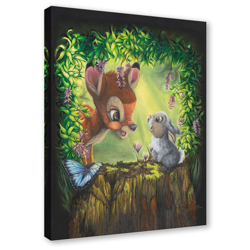 Bambi ''Forest Friends'' Gallery Wrapped Canvas by Sophie Ellen &ndash; Signed Limited Edition