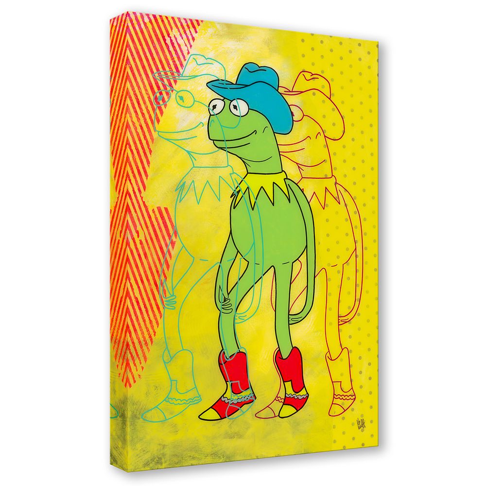 Kermit ''Frog Legs'' Gallery Wrapped Canvas by Beau Hufford &ndash; The Muppets &ndash; Signed Limited Edition
