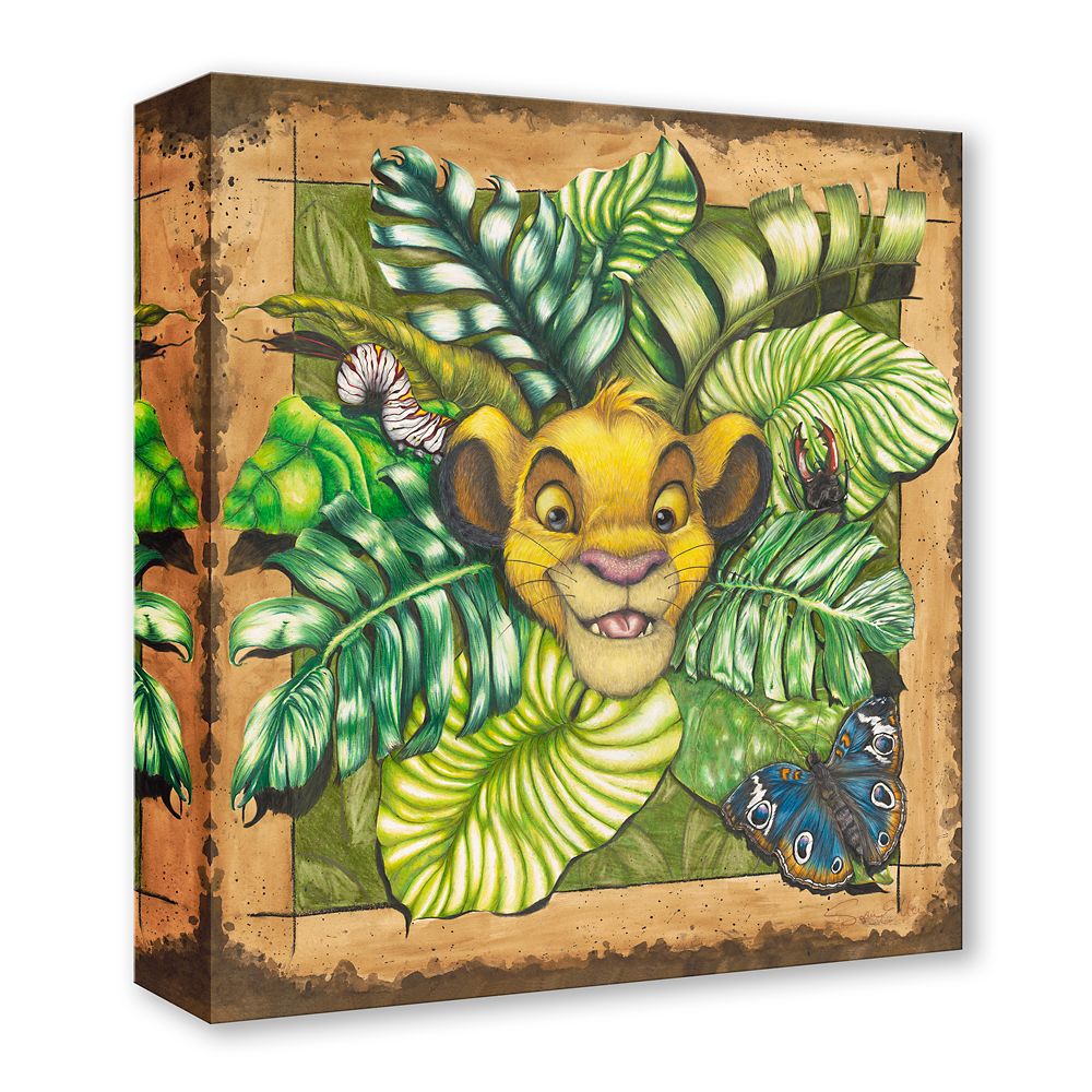 Simba ''Future King'' Gallery Wrapped Canvas by Sophie Ellen &ndash; The Lion King &ndash; Limited Edition