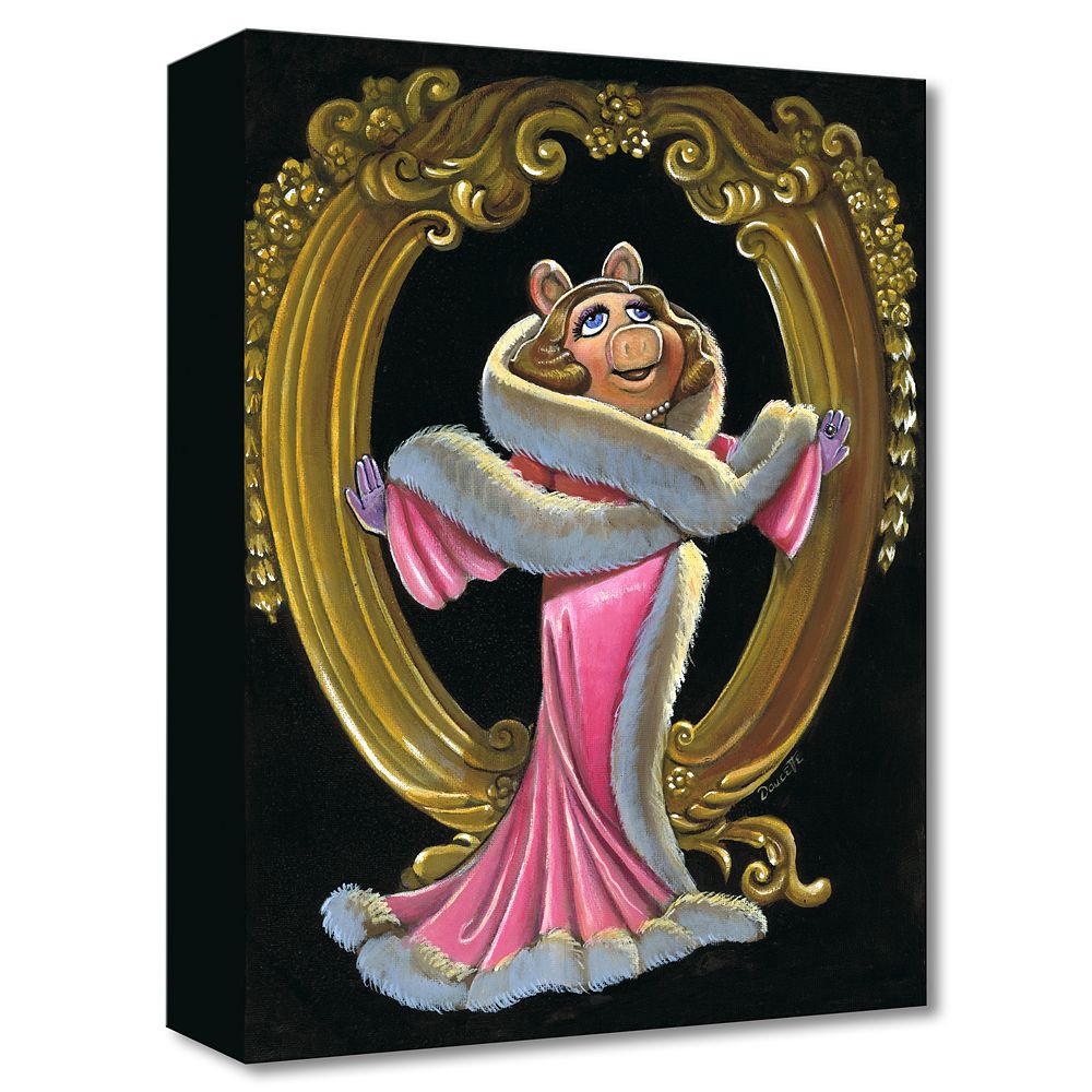 Miss Piggy ''Glam Miss Piggy'' Gallery Wrapped Canvas by Bob Doucette &ndash; The Muppets &ndash; Limited Edition