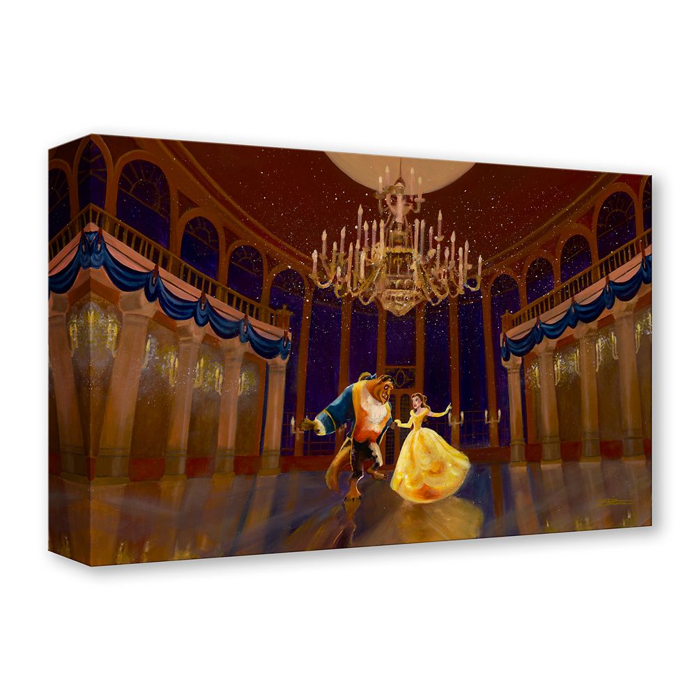 Beauty and the Beast ''Love's Dance'' Gallery Wrapped Canvas by Arienne Boley &ndash; Limited Edition