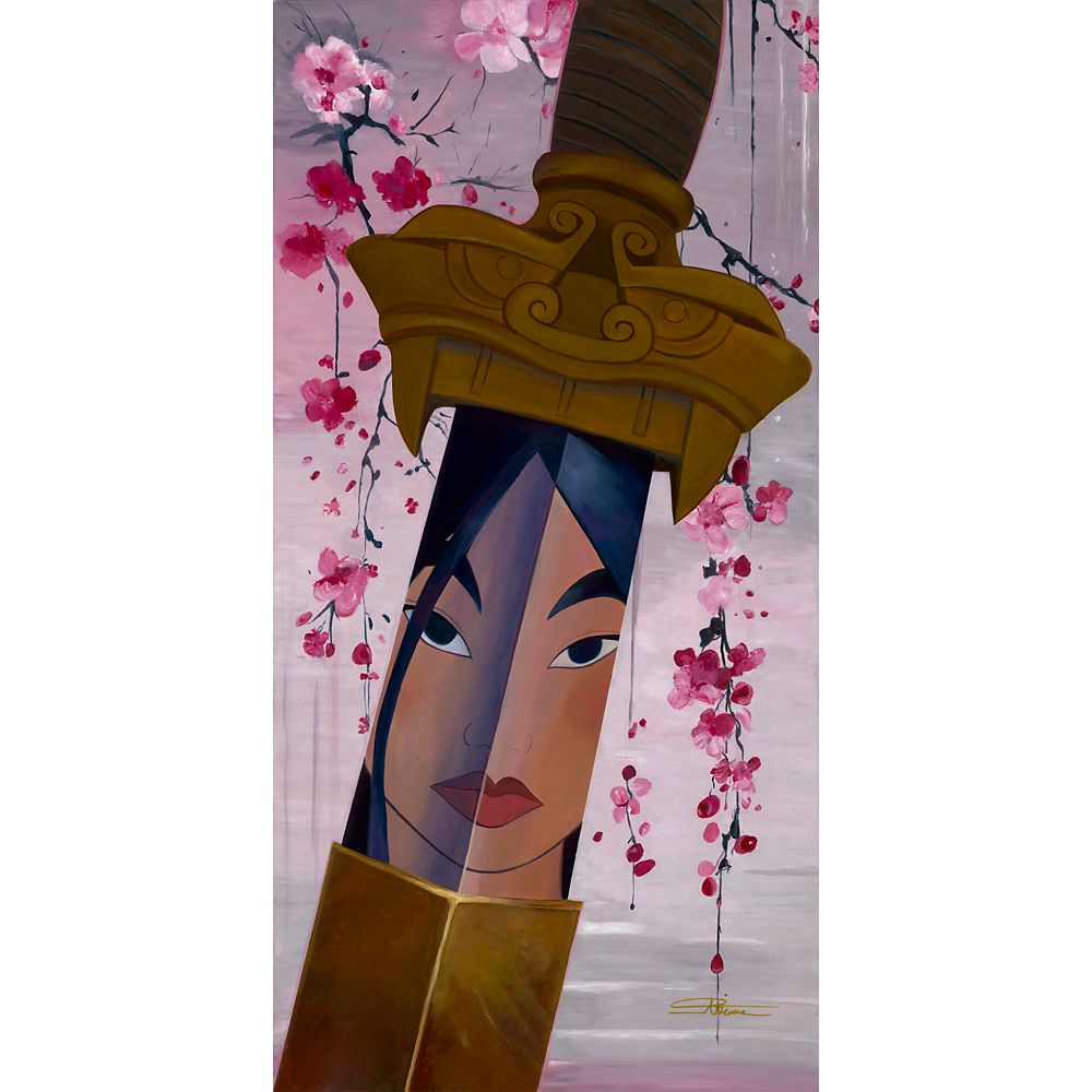 Mulan ''Loyal, Brave, True'' Gallery Wrapped Canvas by Arienne Boley &ndash; Signed Limited Edition