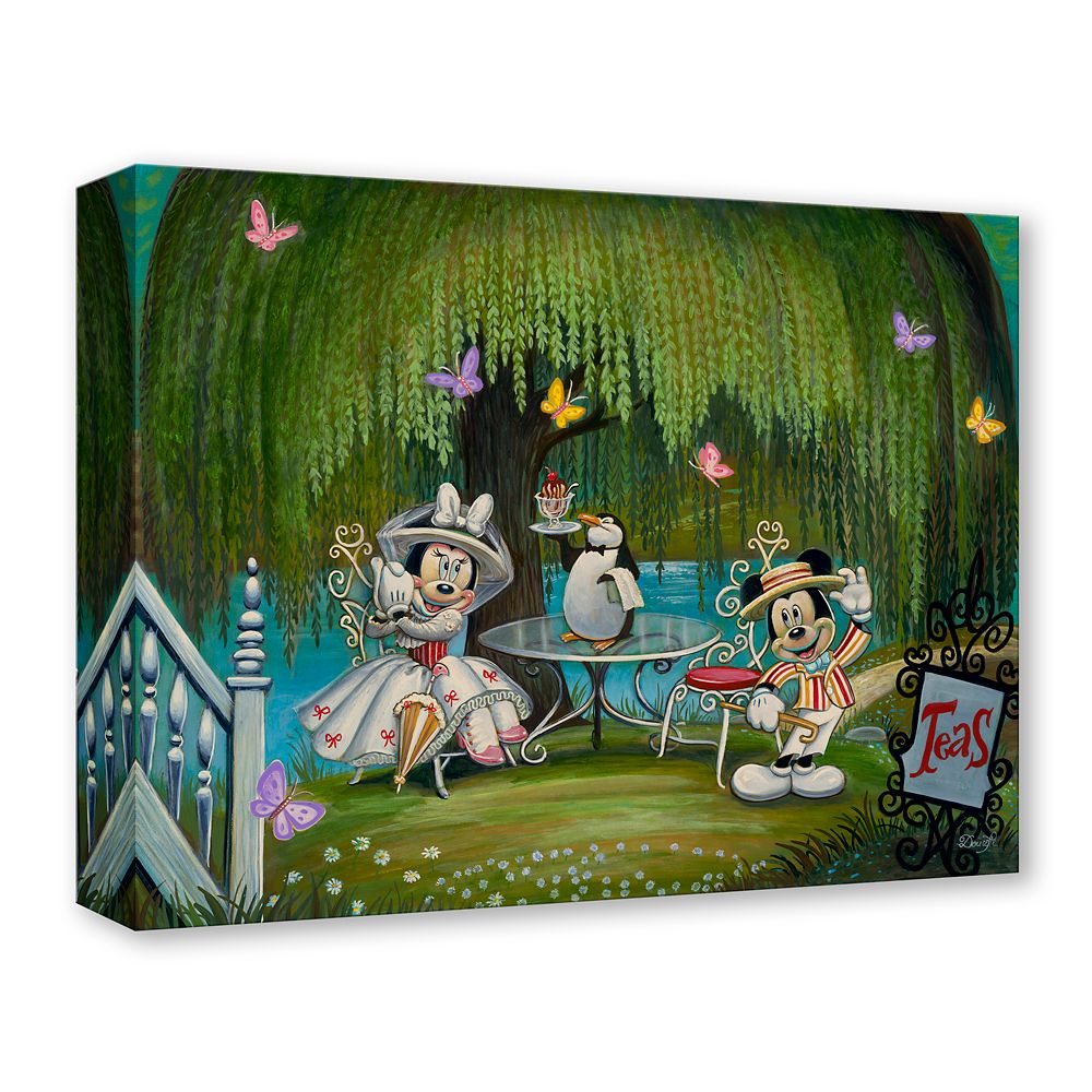 Mickey and Minnie Mouse ''Minnie Poppins'' Gallery Wrapped Canvas by Bob Doucette &ndash; Limited Edition