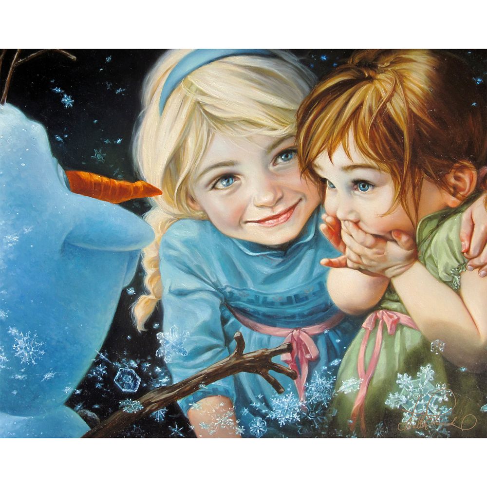 Frozen ''Never Let it Go'' Gallery Wrapped Canvas by Heather Edwards &ndash; Limited Edition