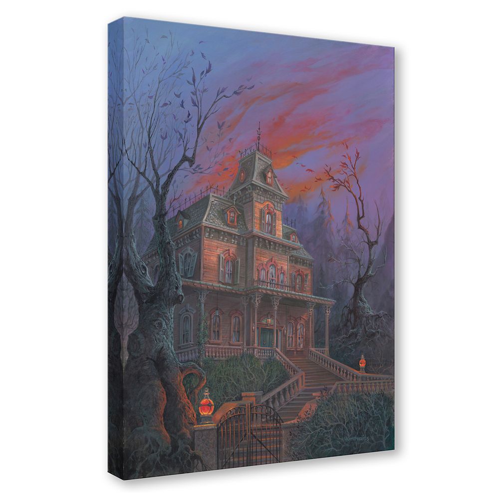 Phantom Manor ''Phantom Manor'' Gallery Wrapped Canvas by Michael Humphries &ndash; Disneyland Paris &ndash; Signed Limited Edition