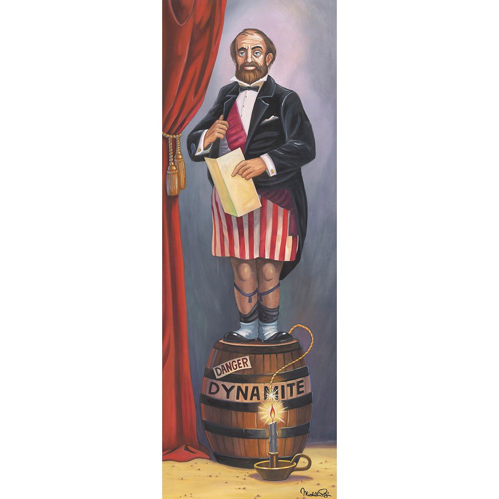 The Haunted Mansion ''Stretching Portrait: The Ambassador'' Gallery Wrapped Canvas by Michelle St.Laurent &ndash; Signed Limited Edition