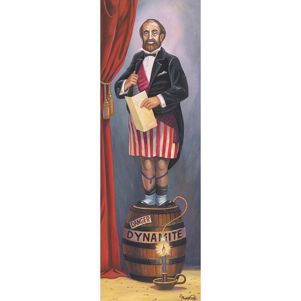 The Haunted Mansion ''Stretching Portrait: The Ambassador'' Gallery Wrapped Canvas by Michelle St.Laurent &ndash; Limited Edition