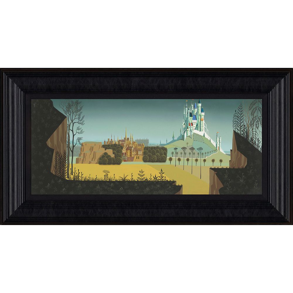 Sleeping Beauty ''The Kingdom'' Framed Canvas Artwork by Eyvind Earle &ndash; Limited Edition