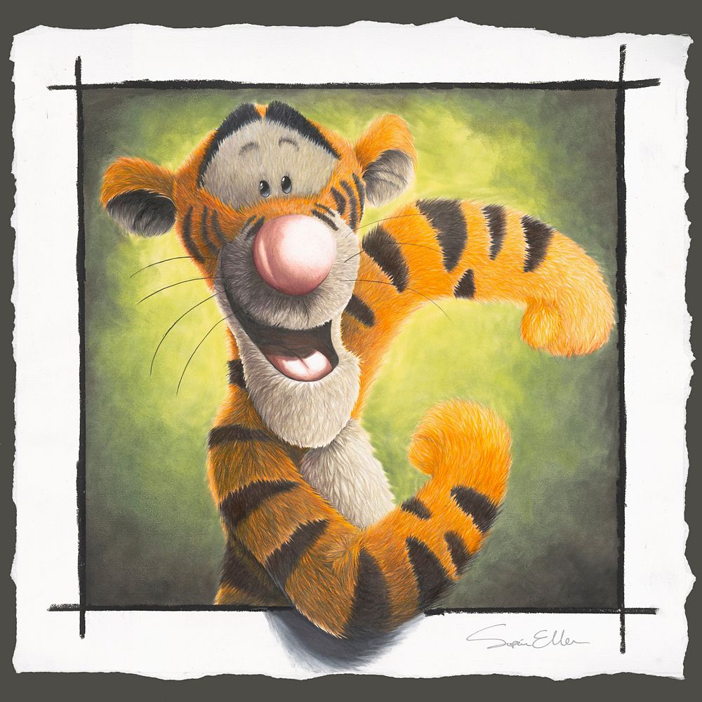 Tigger ''T-I-double G-E-R'' Gallery Wrapped Canvas by Sophie Ellen &ndash; Winnie the Pooh &ndash; Limited Edition