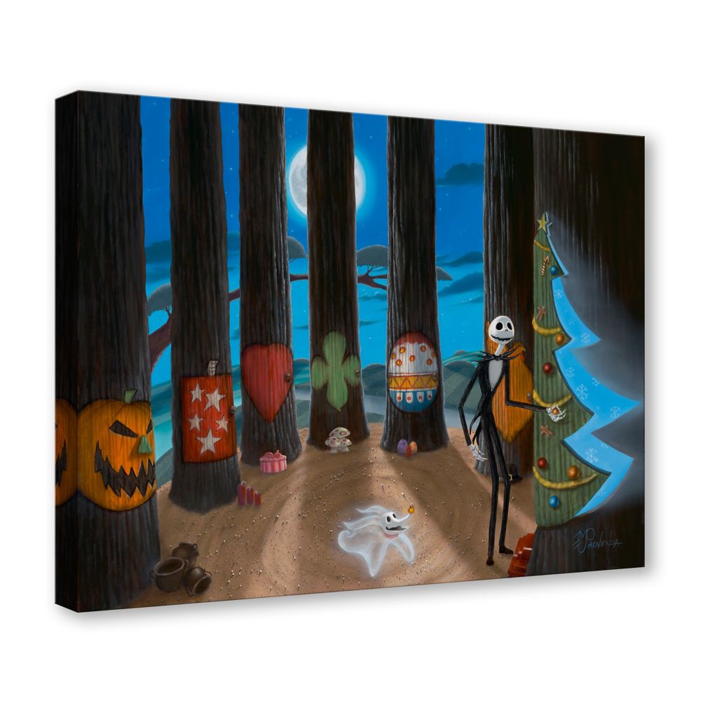 The Nightmare Before Christmas ''Tree For All Seasons'' Gallery Wrapped Canvas by Michael Provenza &ndash; Signed Limited Edition