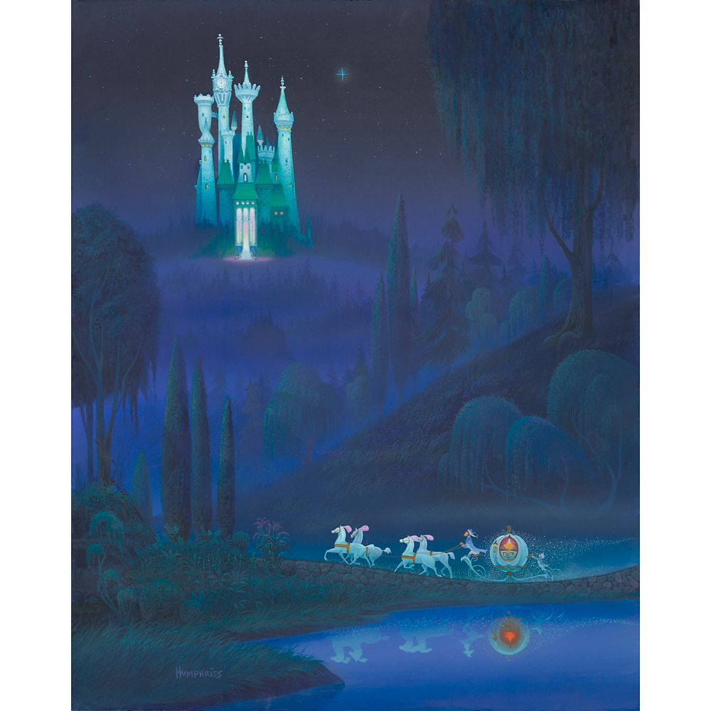 Cinderella ''Wishes Do Come True'' Gallery Wrapped Canvas by Michael Humphries &ndash; Limited Edition