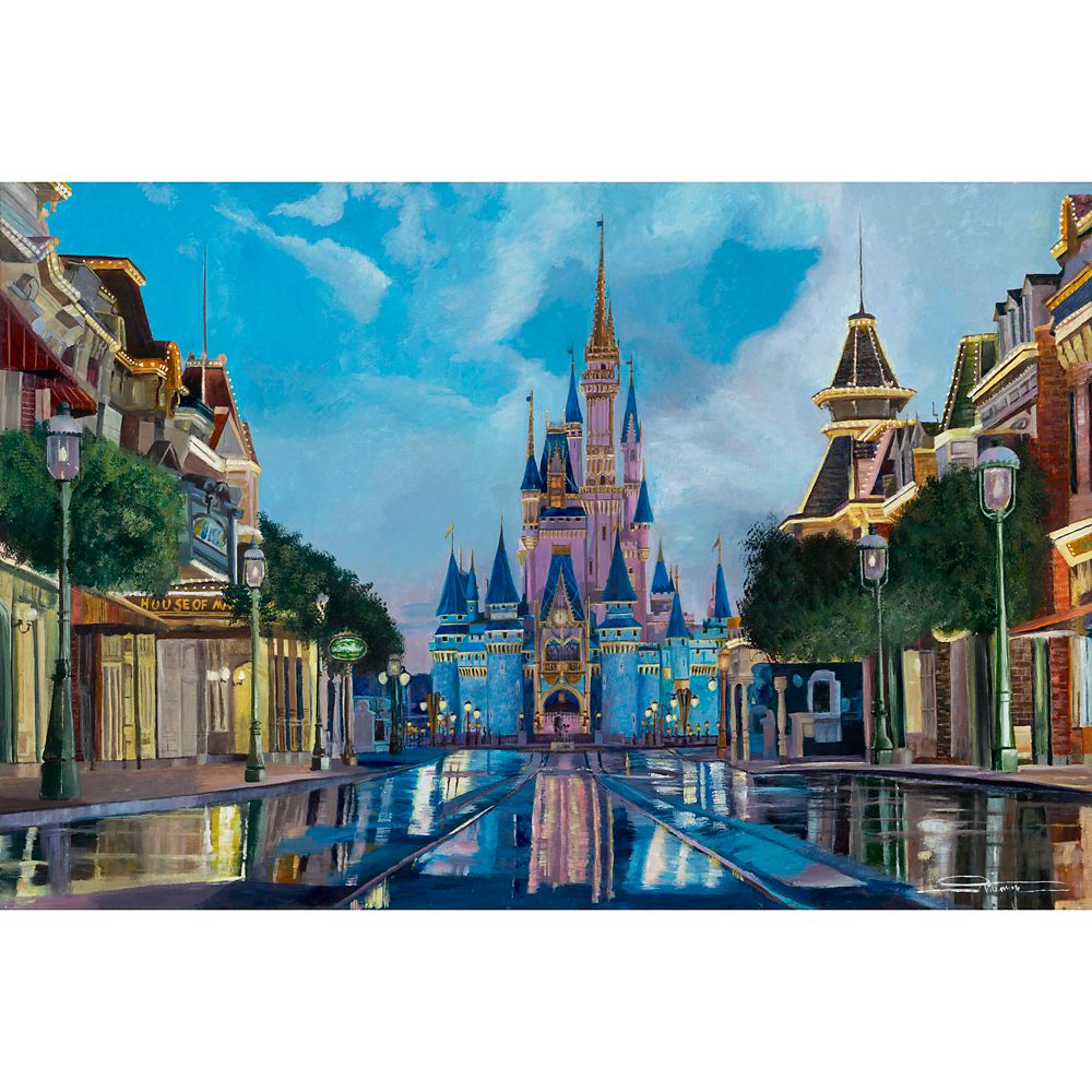 Walt Disney World ''Cinderella's Palace'' Gallery Wrapped Canvas by Arienne Boley &ndash; Limited Edition