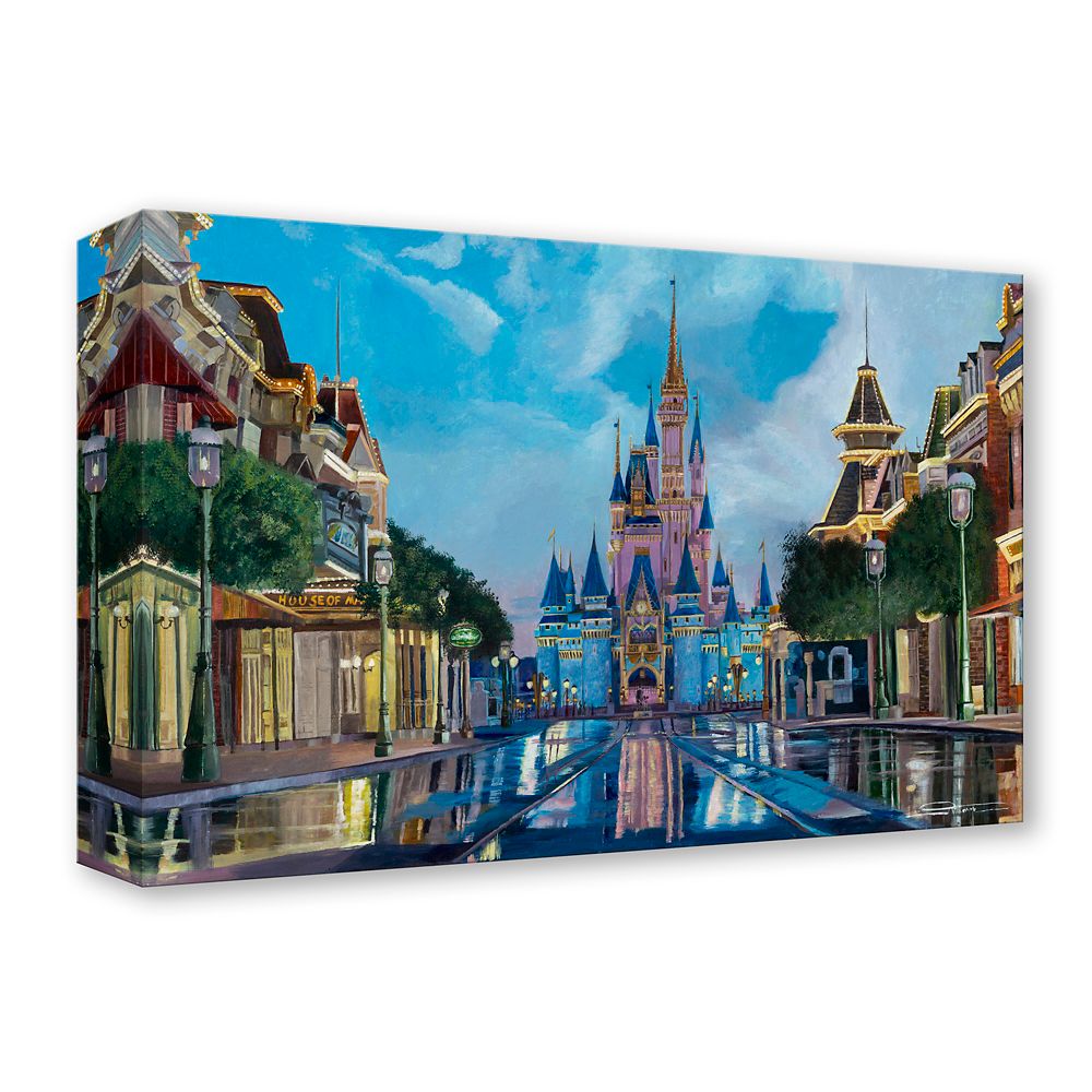 Walt Disney World ''Cinderella's Palace'' Gallery Wrapped Canvas by Arienne Boley &ndash; Limited Edition