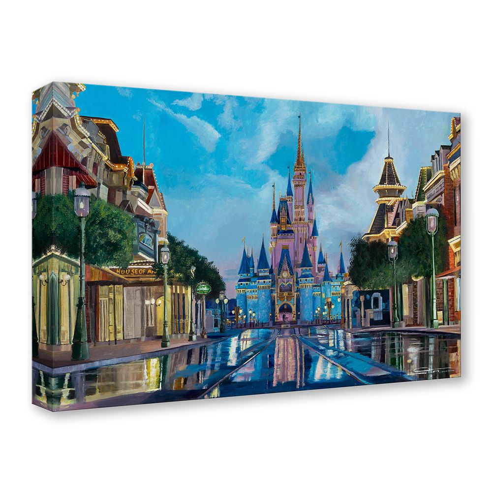 Walt Disney World ''Cinderella's Palace'' Gallery Wrapped Canvas by Arienne Boley &ndash; Signed Limited Edition