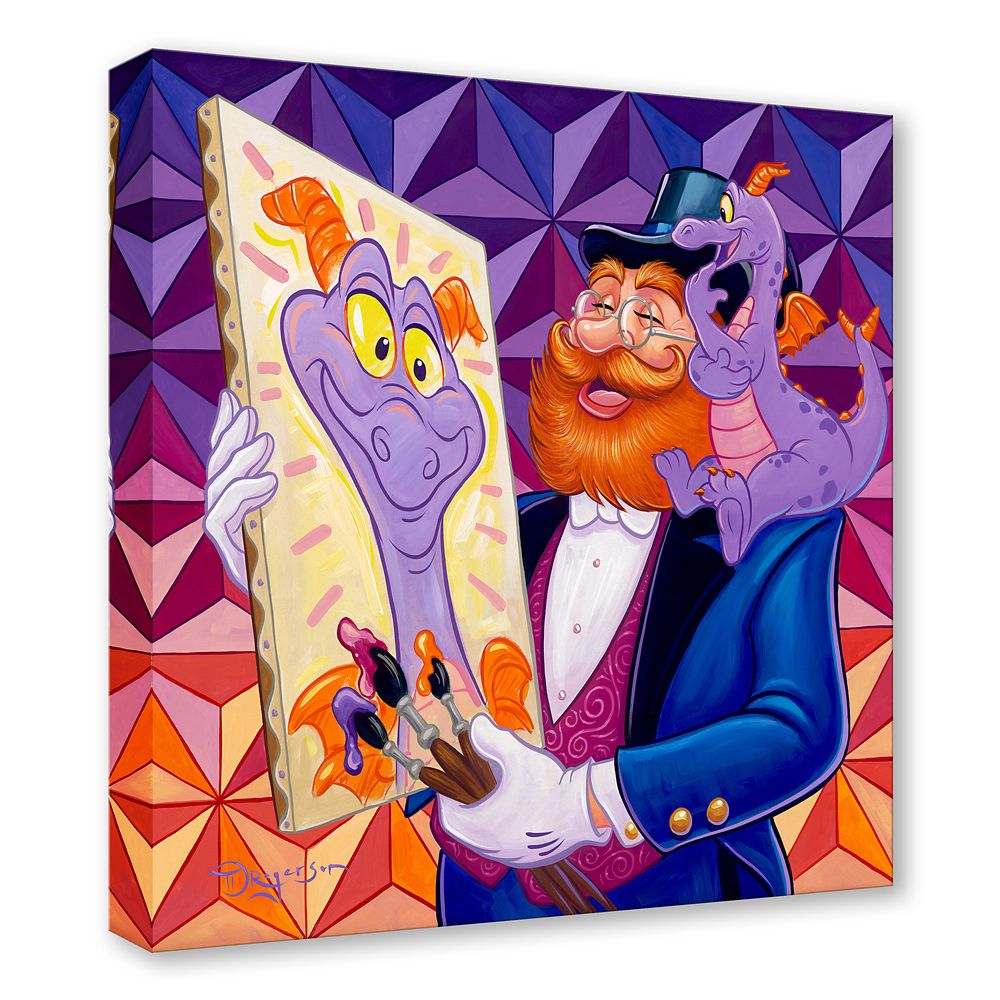 Figment ''Dreamfinder Paints Figment'' Gallery Wrapped Canvas by Tim Rogerson &ndash; Signed Limited Edition
