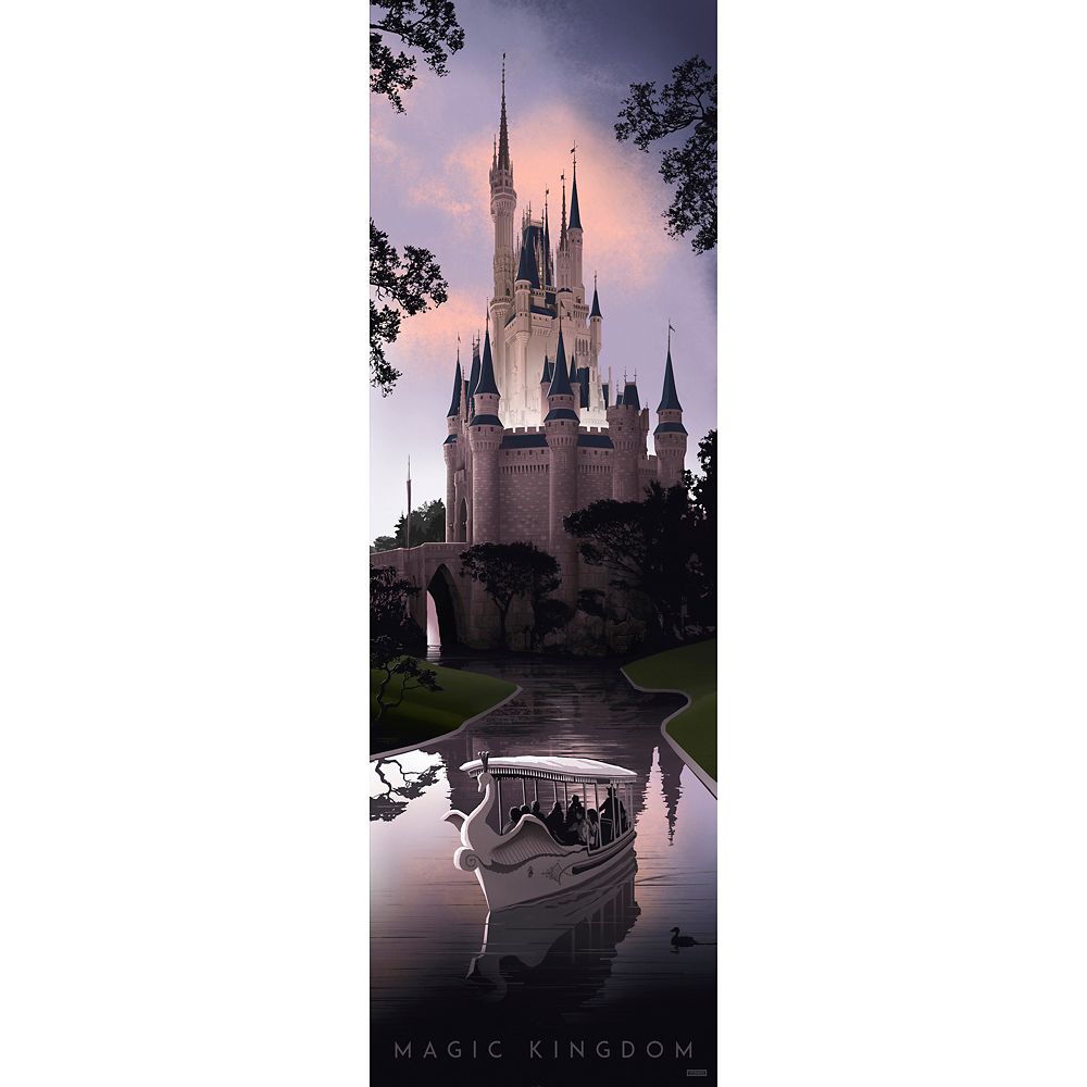 ''Walt Disney World Icons: Magic Kingdom'' Gallery Wrapped Canvas by JC Richard &ndash; Limited Edition