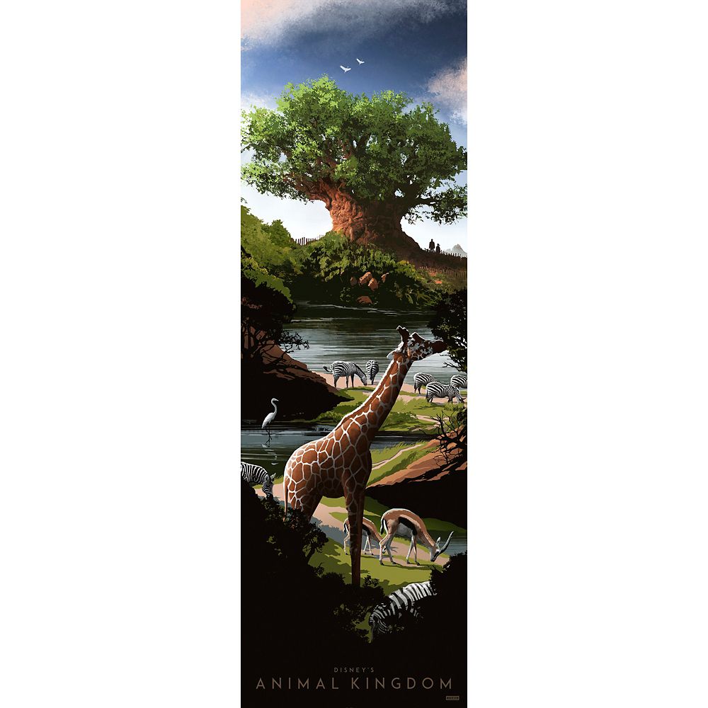 ''Walt Disney World Icons: Disney's Animal Kingdom'' Gallery Wrapped Canvas by JC Richard &ndash; Limited Edition