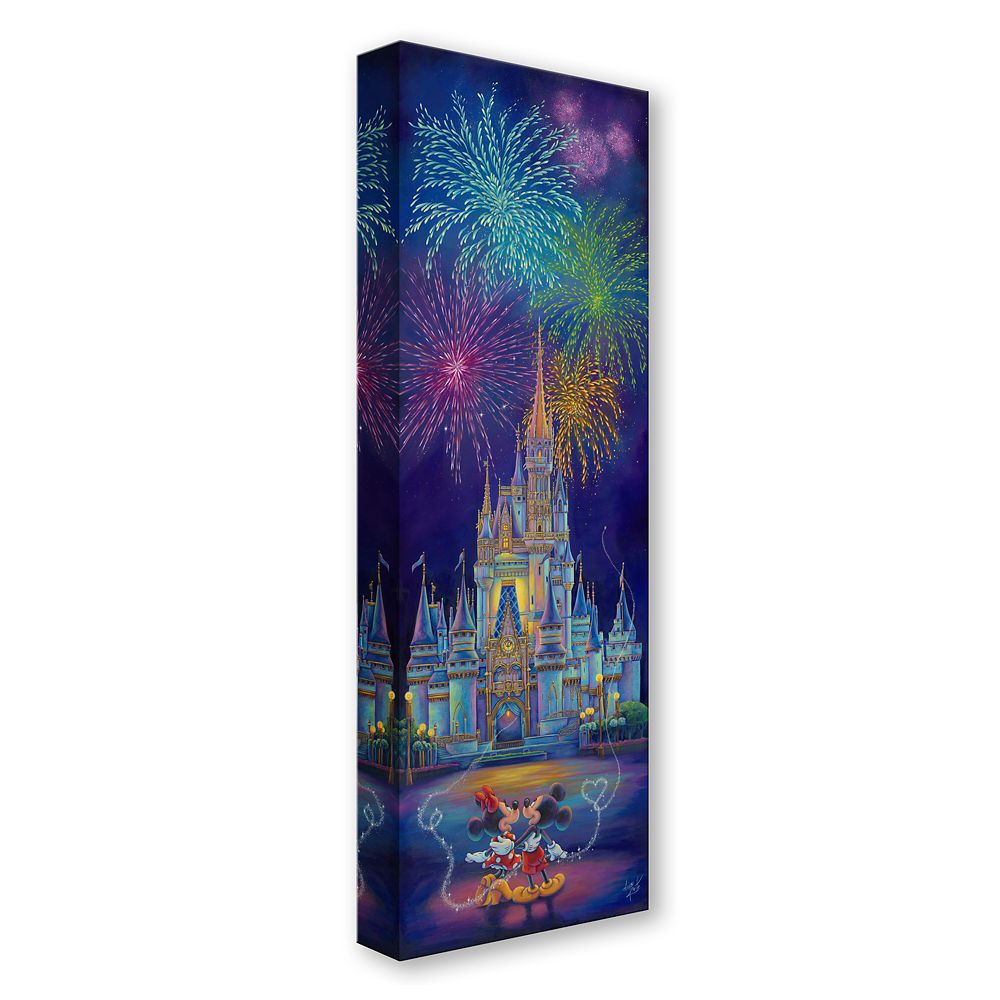 Mickey and Minnie Mouse ''Magic in the Sky'' Gallery Wrapped Canvas by Denyse Klette &ndash; Limited Edition