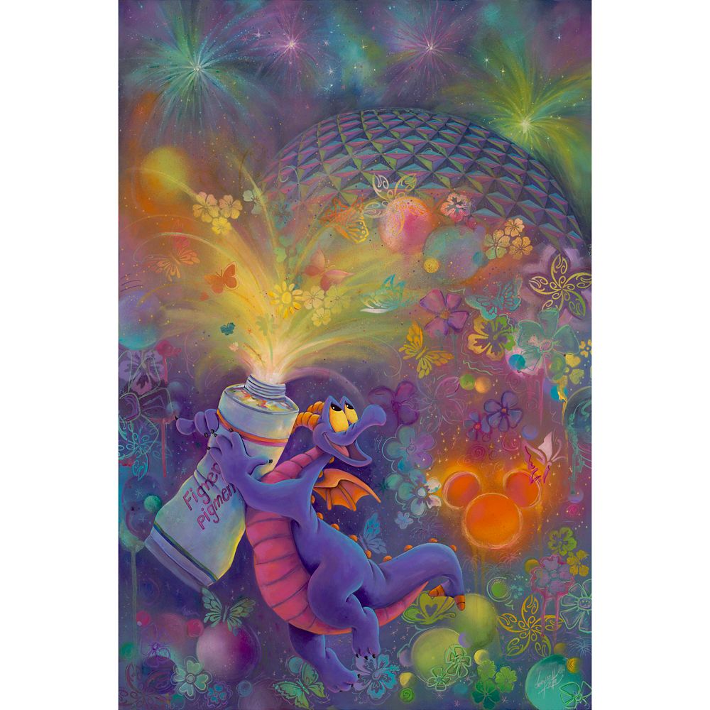 Figment ''Figment's Sparkling Pigments'' Gallery Wrapped Canvas by Denyse Klette &ndash; Limited Edition