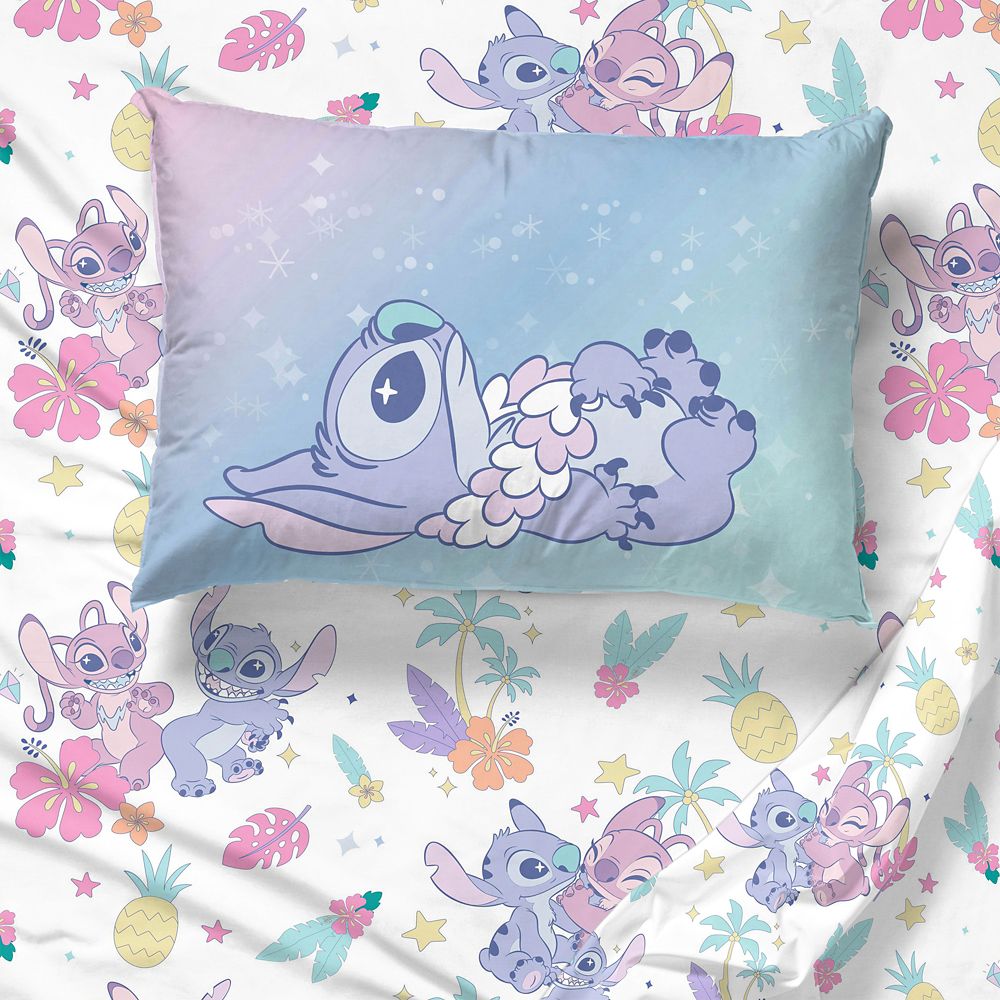 Stitch and Angel Sheet Set &ndash; Lilo & Stitch &ndash; Twin / Full