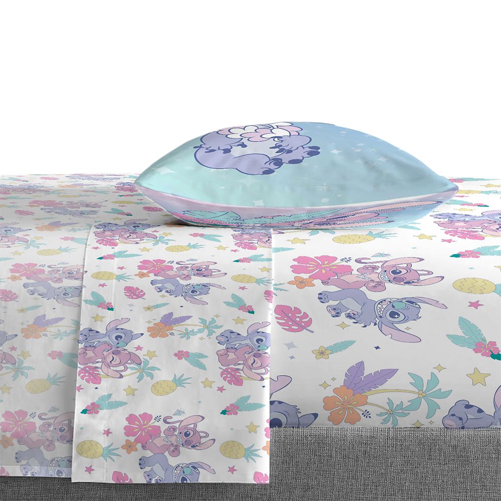 Stitch and Angel Sheet Set &ndash; Lilo & Stitch &ndash; Twin / Full